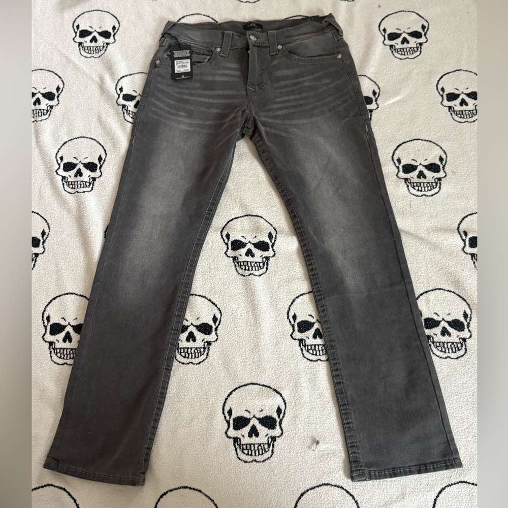 True Religion Dark Gray Straight Men's Jeans